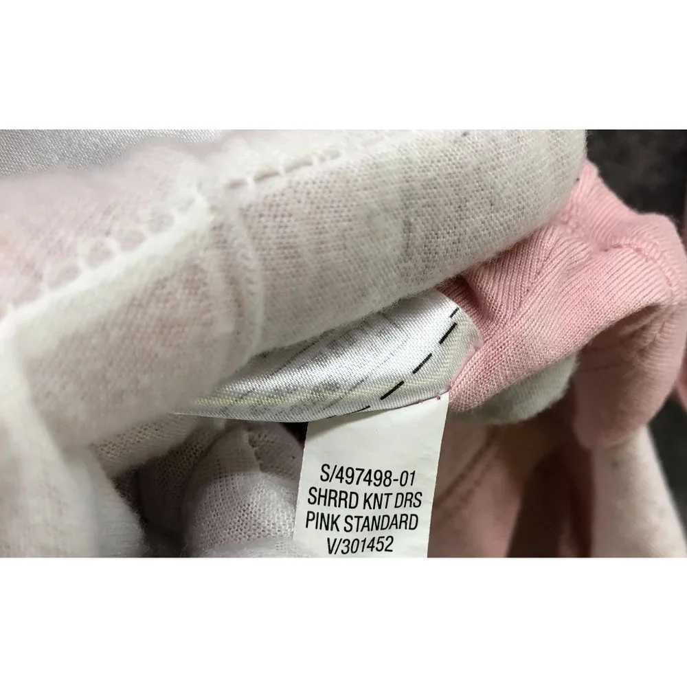 GAP Girls S 6-7 Long Sleeve Dress Pink Polka Dot A-Line‎ Knit